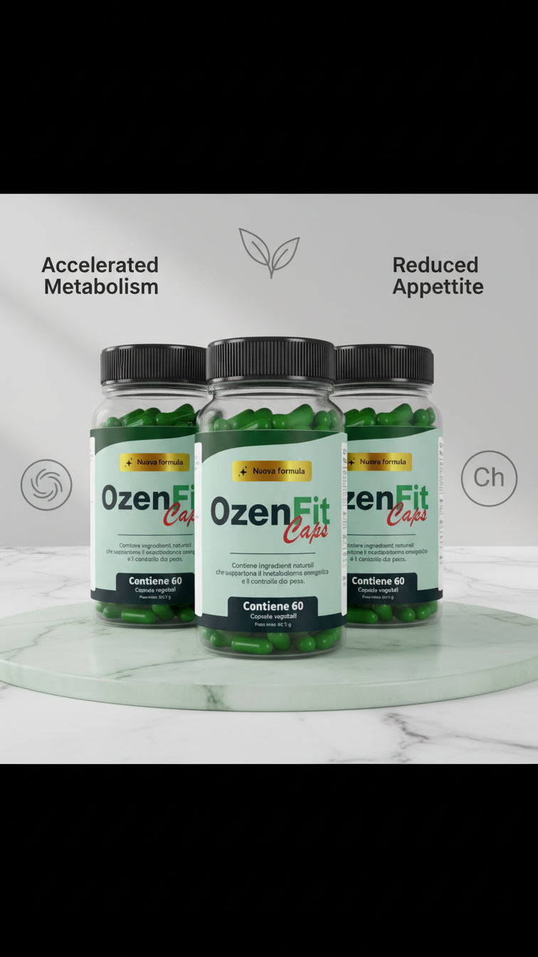 OzenFit: La Nuova Formula Naturale per Accelerare il Tuo Metabolismo e Controllare il Peso!